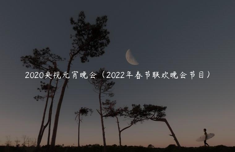 2020央视元宵晚会（2022年春节联欢晚会节目）